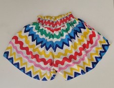 Mini Boden Girls Flowy Colorful Shorts 6 -7 Years