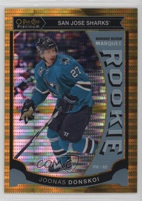 2015-16 O-Pee-Chee Platinum Seismic Gold 8/50 Joonas Donskoi #M16 RC 11p9