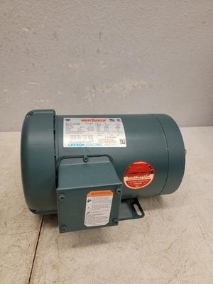 #ad LEESON MOTOR VV5 1 HP MODEL C6T17FK98C 1760RPM 230 190 460 380 V 3PH 3.2 1.6A $357.50