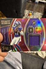 2021 Panini Select - Draft Selections Memorabilia Kellen Mond #DS-KMO Red Prizm