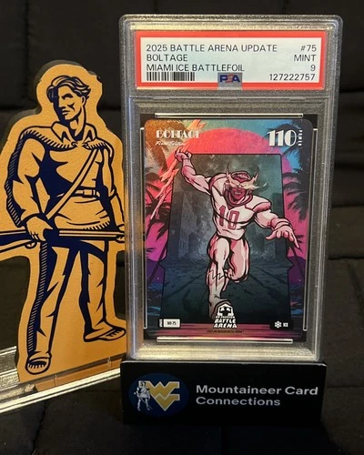 Justin Herbert BOLTAGE Bo Jackson Battle Arena Alpha Update Miami Ice - PSA 9
