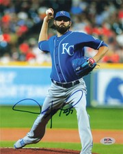 Jason Hammel Kansas City Royals Signed 8x10 Photo PSA