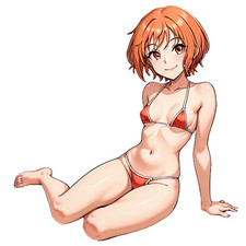 3366 Moe Habana Sticker, Made In USA, Laminated, Waifu, Sexy, Petite, KOF, SNK
