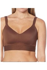 Rhonda Shear Molded Cup Bra w Cross Back Expresso
