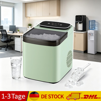 Eiswürfelmaschine Eiswürfelbereiter 1,3L Ice Maker 95W 9 Eiswürfel in 7min