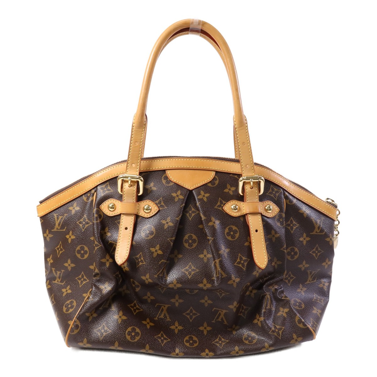 LOUIS VUITTON LV GHW Tivoli GM Shoulder Bag M40144 Monogram Brown