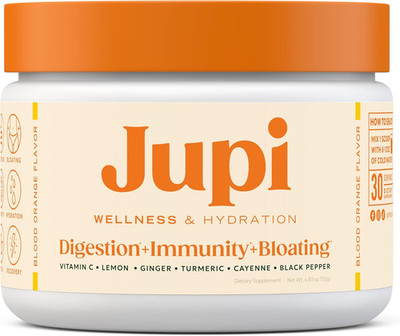 Jupi Hydration & Wellness Powder   Turmeric & Ginger shots, Vitamin C Supplement
