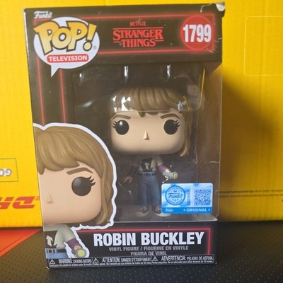 Stranger Things Robin Buckley Flashlight POP! Vinyl Figur 9 cm Exclusive