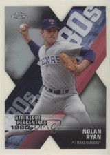 2020 Topps Chrome Decade of Dominance Die-Cuts Nolan Ryan #DOD-10 HOF 08ft
