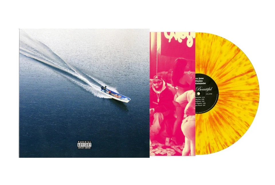 Larry June 2 Chainz Alchemist Life Is Beautiful Splatter Vinyl #173 LP NEW MINT - Image 3 of 4