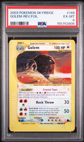 Golem graded PSA 6 for sale on eBay
