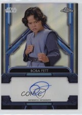2021 Chrome Star Wars Legacy Age of Republic Daniel Logan as Boba Fett Auto vb2