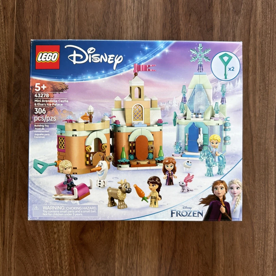 LEGO EMPTY BOX ONLY 43278 Disney Frozen Mini Arendelle Castle Elsa’s Ice Palace - Image 3 of 4