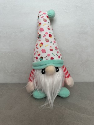 HUG Feel the Love Cupcake and Candy Gnome ''Happy'' Plush Gnome Decor