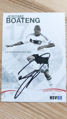 Boateng * signed * autograph card postcard DFB special card U21 European Champion 2009