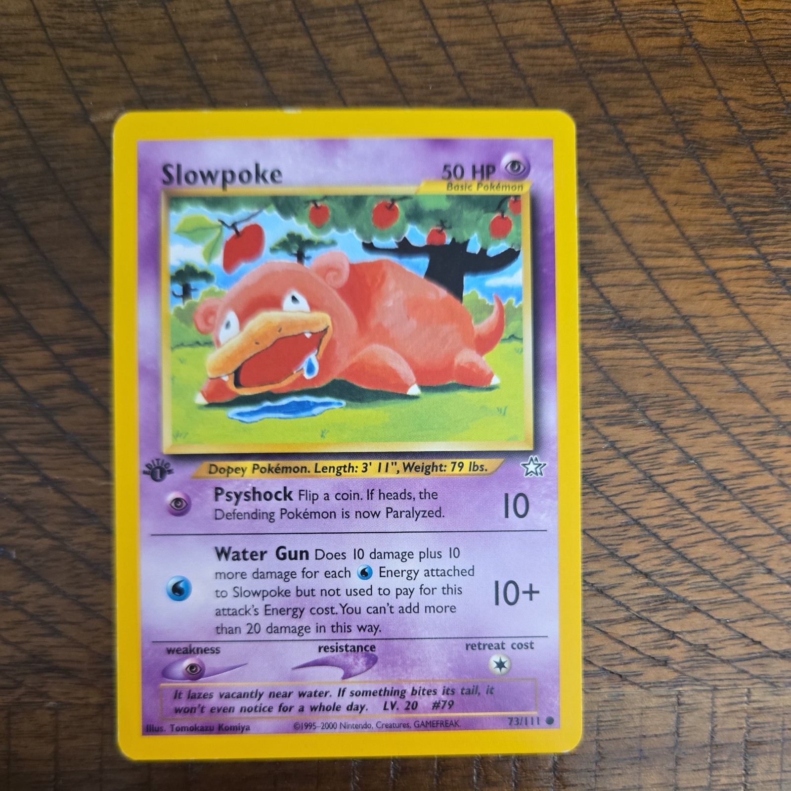 Slowpoke 73/111 Neo Genesis 1st Edition Common Regular English