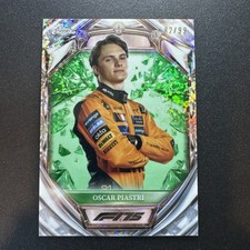 2025 Topps Chrome F1 Oscar Piastri Green Refractor /99 75th Anniversary