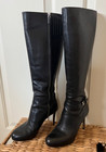 Michael Kors Women's Black Fine Leather Zip Boots Size 6.5M Excellent Condition — photo 1