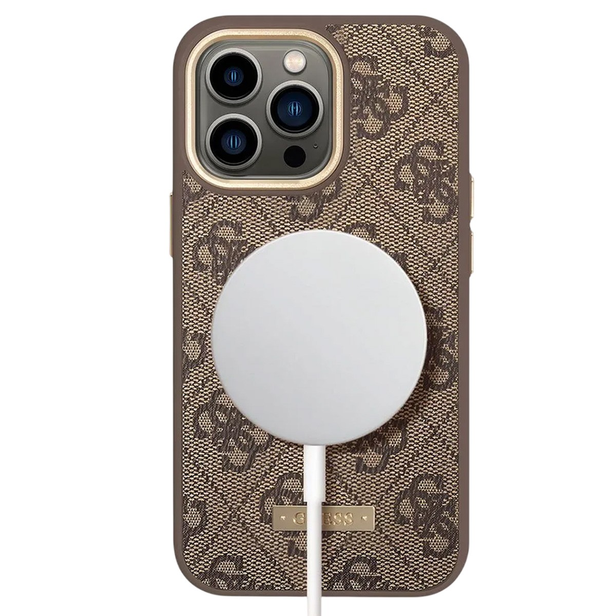 Coque Guess iPhone 13 Pro chic marron, l'accessoire mode pour vos sorties - 4