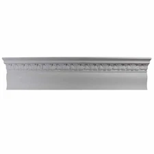 Cornice White Urethane Finish 79 3/8" L Toqueville Ornate Renovators Supply
