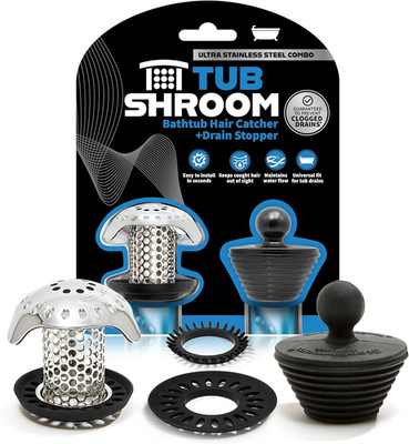 Ultra Revolutionary Bath Tub Drain Protector Hair Catcher/Strainer/Snare, Stainl