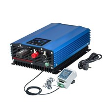 Tirante griglia inverter solare 1000W 24V onda sinusoidale pura DC26-45V AC230V con limitatore+RS485
