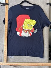 Old Navy SpongeBob SquarePants T-shirt Size Large Navy Blue