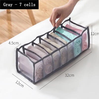 Foldable Underwear Pants Storage Box Nylon Drawer Panties Dormitory Storage Bra