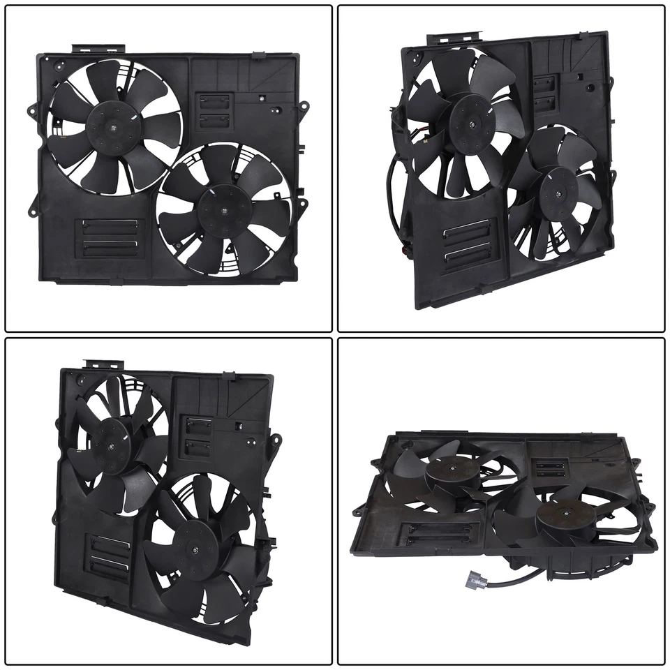 Conjunto de ventilador de refrigeración de doble radiador para Cadillac CTS 2009 STS 2006-2009 620580 Foto 3 de 4