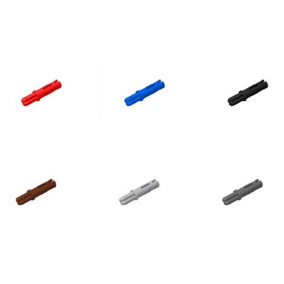 100x 11214 Technic Axle 1L with Pin 2L Bricks, Pieces & Parts 100% Compatible