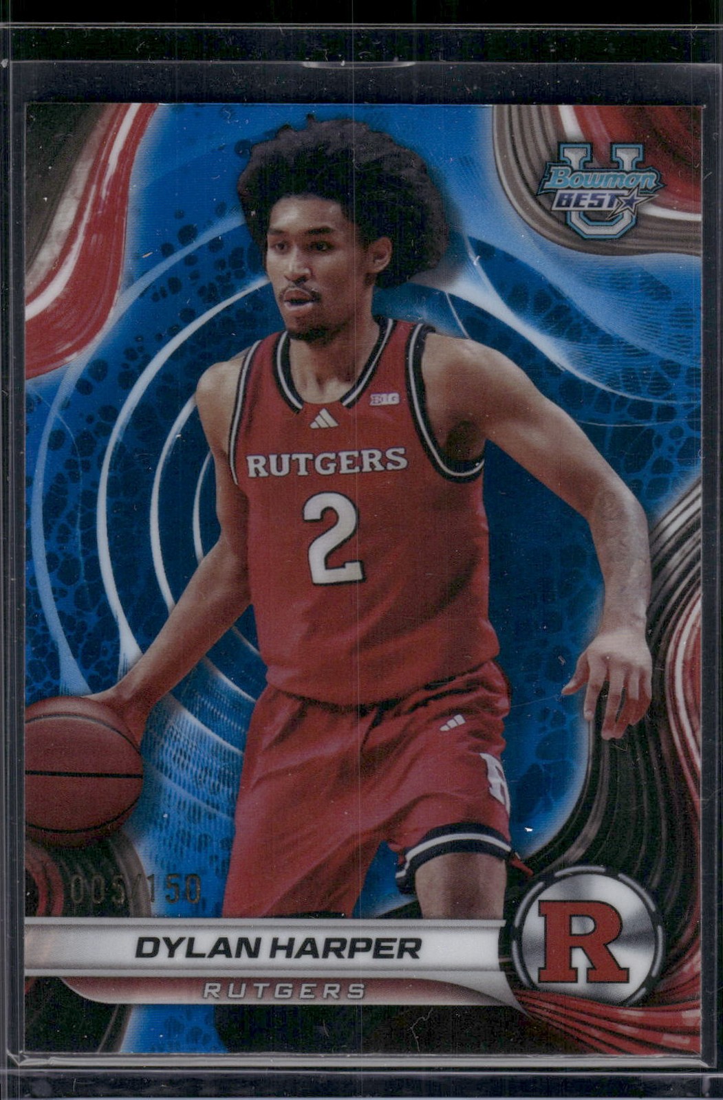 2024-25 Bowman's Best U #22 Dylan Harper Blue /150
