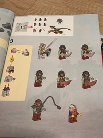 LEGO Castle Fantasy Era Troll Warship 7048 In 2008 Used W/Manual & Box As Is