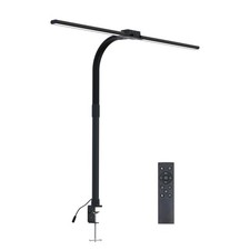 Full Spectrum LED Desk Lamp 15W Eye-Care Dimmable CRI 95 Clamp Base Office