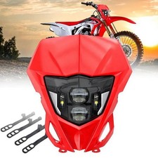 Faro LED DRL para Honda CRF125F CRF150F CRF230F CRF250F CRF450L con máscara roja