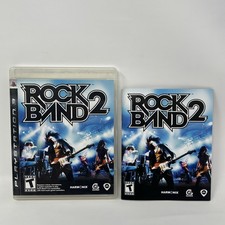 Rock Band 2 Sony PlayStation 3, 2008 Case And Manual Only NO GAME
