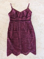 GUESS Size 2 Gianni Embroidered Mesh I set Dress, Art Deco Inspired