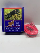 REGAL DOG PRODUCTS Small Pink Waterproof Dog Leash Heavy Duty Reflective Strip