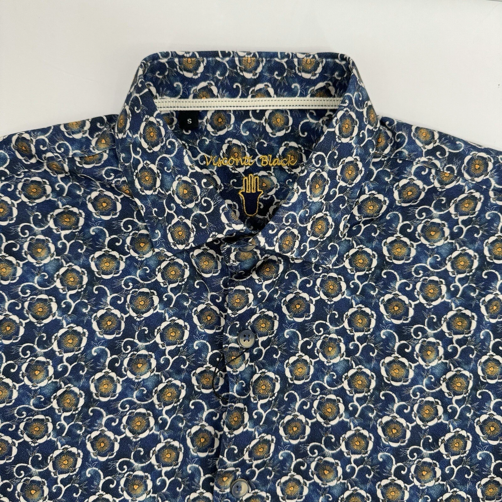NWT Luchiano Visconti Floral Shirt Shize S Multicolor