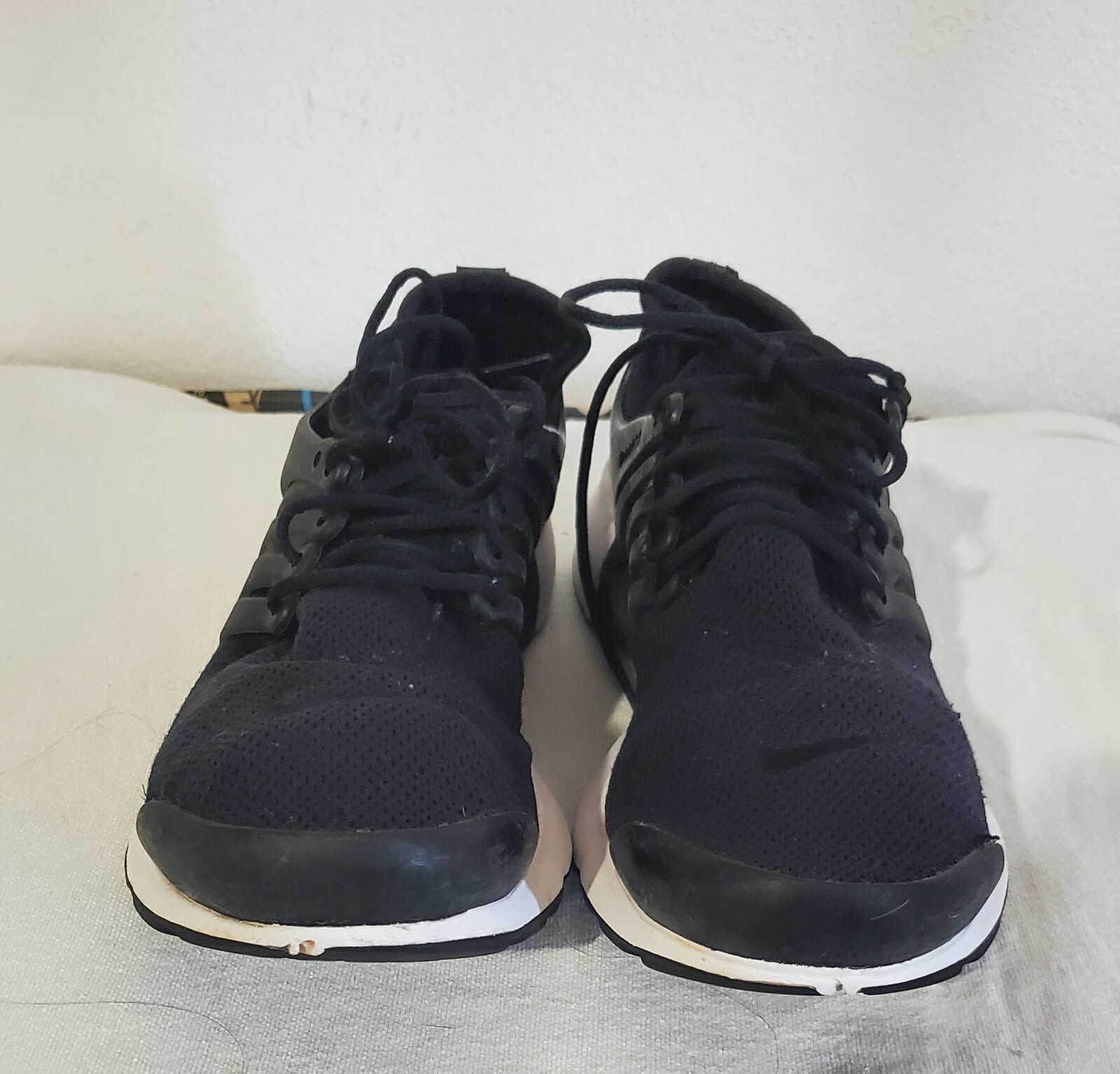 Nike Air Presto Women's Sz 10 M Black White Athletic Running Shoes