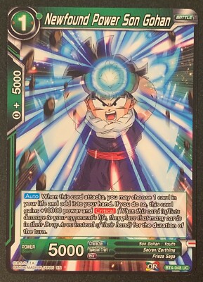 Newfound Power Son Gohan | BT4-048 UC | Battle Evolution | Dragonball Super