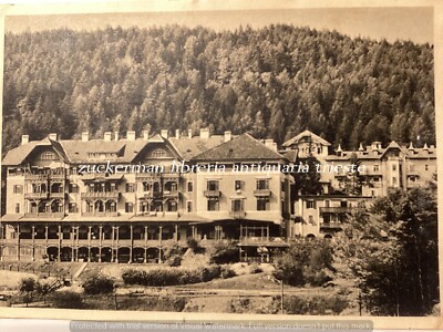 I GRANDI ALBERGHI SUL PASO DELLA MENDOLA postcard vintage