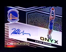 2020-21 Panini Obsidian Onyx Electric Etch /149 Kaleb Wesson #ONY-KWE Auto