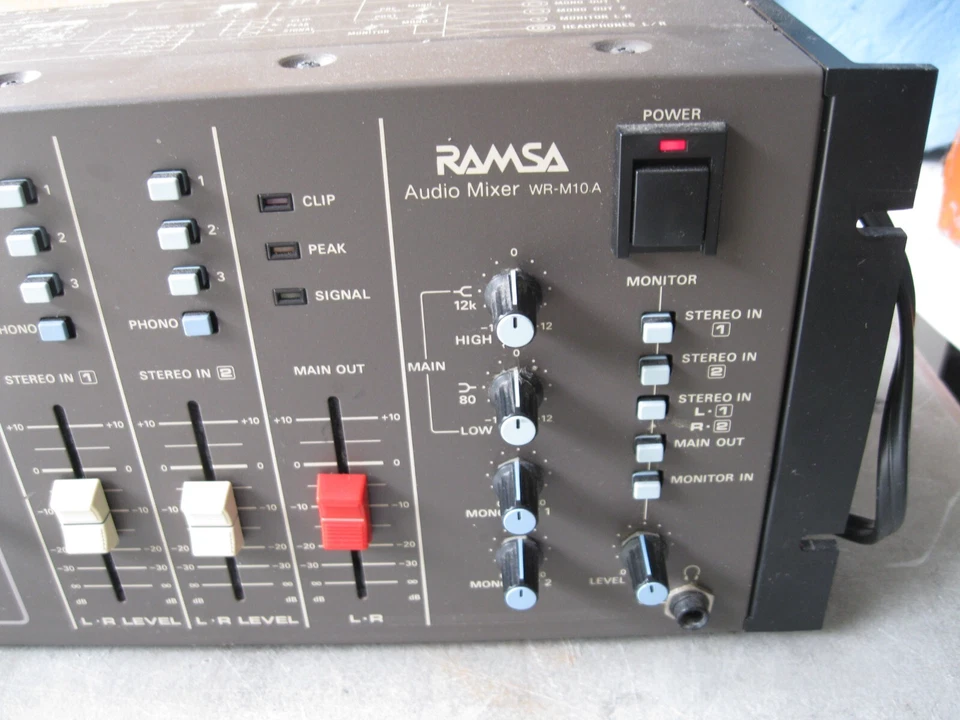 Mezclador de audio Ramsa Panasonic WR-M10A - Hecho en Japón - ¡Buen estado! Foto 3 de 4