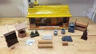 MARX Tin Litho Bar M Ranch Building and accessories