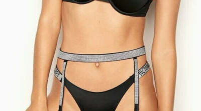 shine strap garter belt Amazon.com: Victoria's Secret Bombshell Shine Strap Brazilian Panty and Garter  Belt Bundle, Black Love/Leopard, Small : Clothing, Shoes & Jewelry