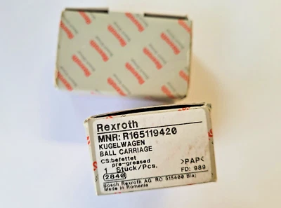 REXROTH R165119420 Kugelwagen - NEU / OVP - worldwide shipping