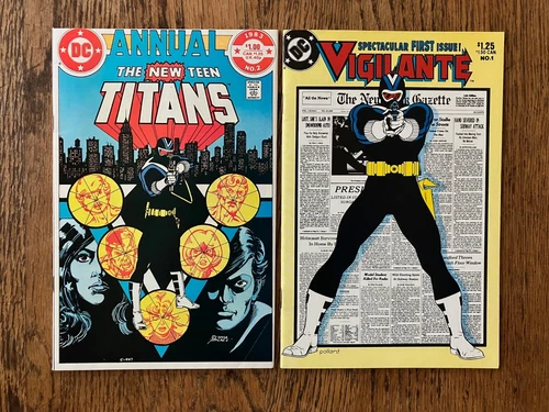 New Teen Titans Annual #2 + Vigilante #1 - DC Comics (1st Appearance)
