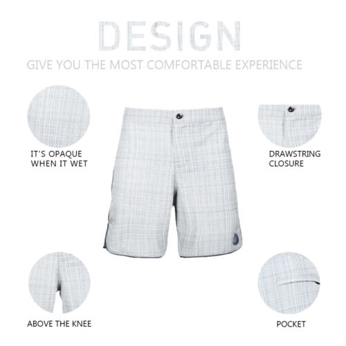 9'' Mens Bathing Suits Men's Swim Trunks Long Quick Dry Mens Boardshorts - Picture 8 of 13