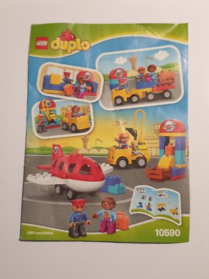 Instructions Manual For LEGO Duplo 10590 Town Airport Retired