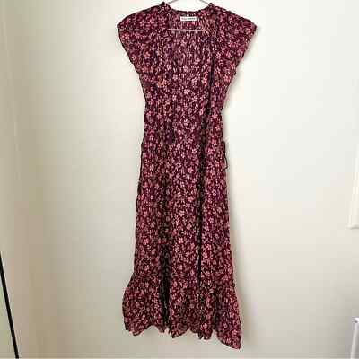 princess polly baby blue dress Ulla Johnson Myna Dress Floral Embroidered Lace main image 0